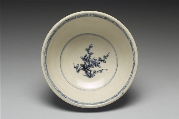 越南青花花卉碗