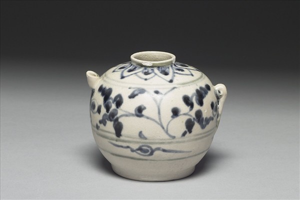 越南青花花卉小執壺