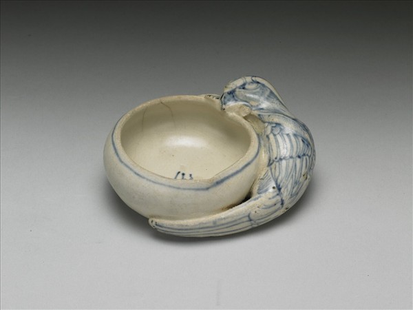 越南青花鸚鵡桃杯- 故宮