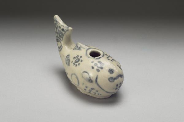 越南 青花魚形水注