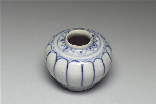 越南青花石榴小罐