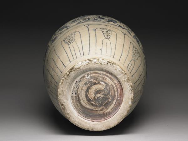 越南 青花鳳凰牡丹瓶