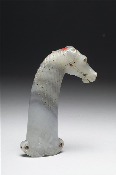 玉帶鑲嵌短劍柄