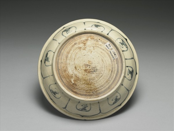 越南青花花卉盤