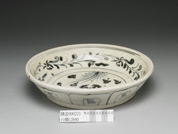 越南青花蟹紋盤