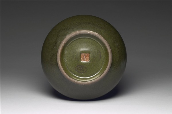 茶葉末釉長頸瓶