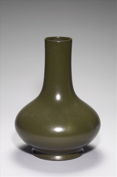 茶葉末釉長頸瓶