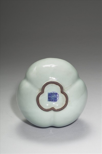 冬青釉三連葫蘆瓶