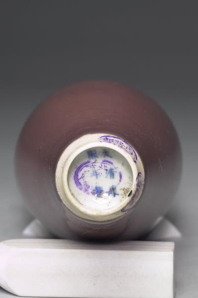 豇豆紅釉柳葉瓶