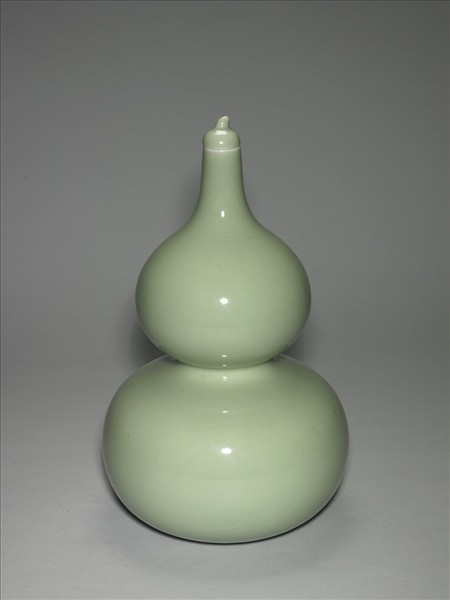 冬青釉葫蘆瓶
