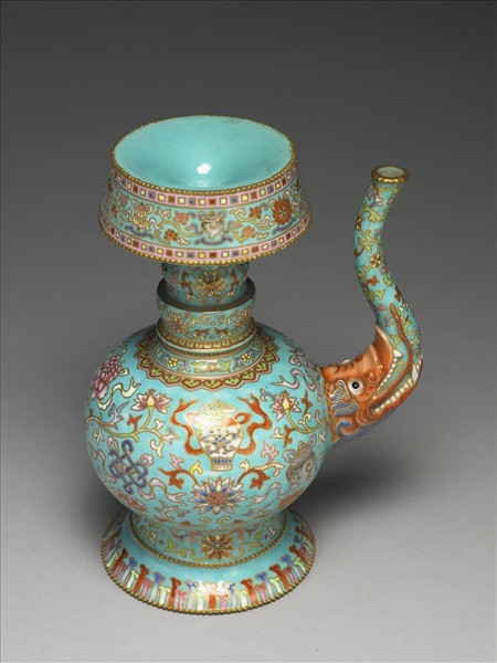 洋彩湖綠地賁靶壺