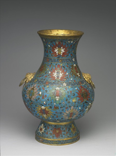 掐絲琺瑯鋪首銜環尊