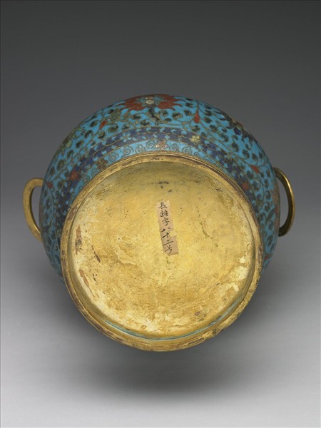 掐絲琺瑯鋪首銜環尊