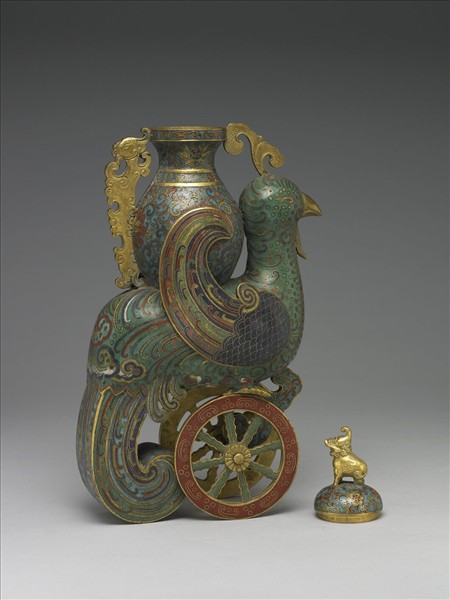 掐絲琺瑯鳩車尊