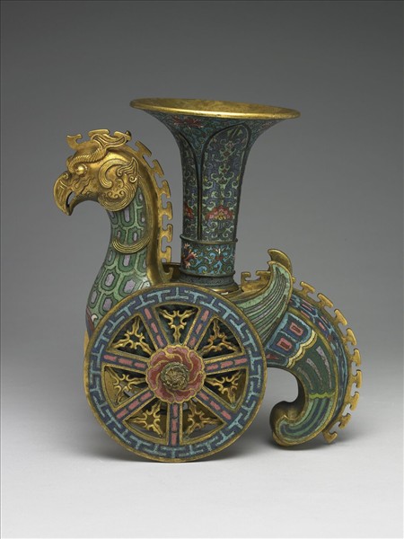 掐絲琺瑯鳩車尊