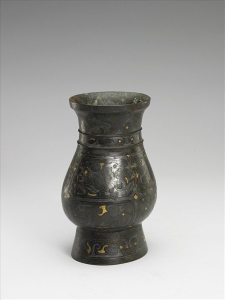 錯金銀夔鳳紋觶