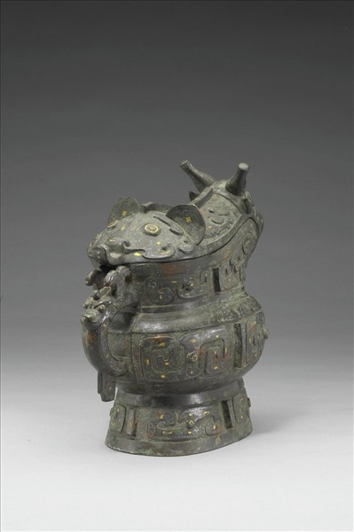 嵌金銀竊曲紋觥