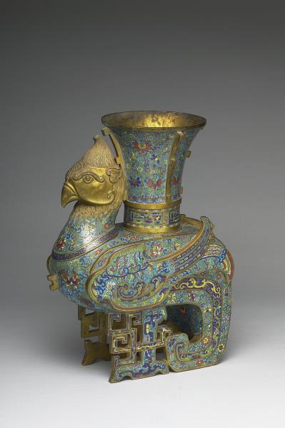 掐絲琺瑯天雞尊