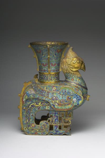 掐絲琺瑯天雞尊