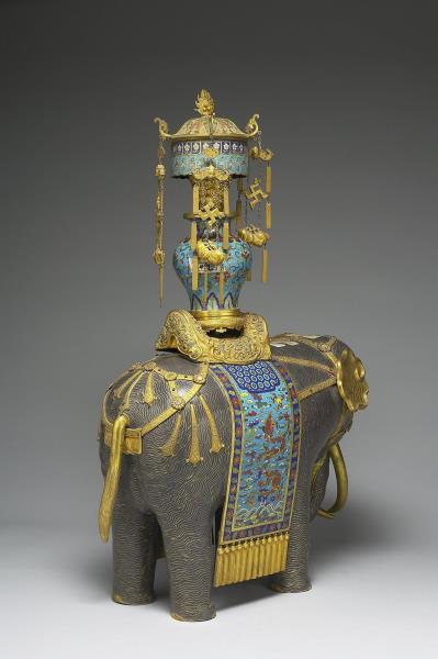 掐絲琺瑯太平有象