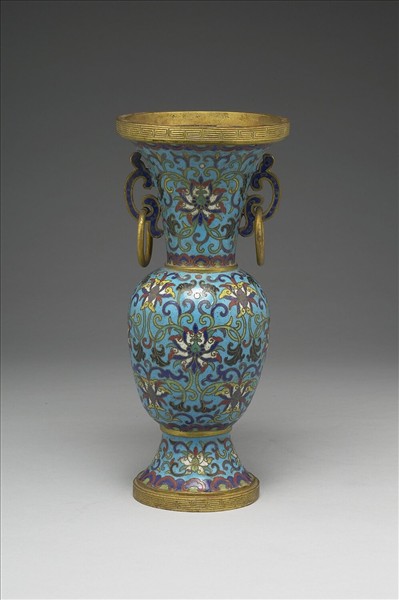 掐絲琺瑯瓶（五供）