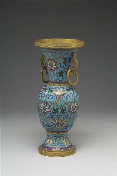 掐絲琺瑯瓶（五供）