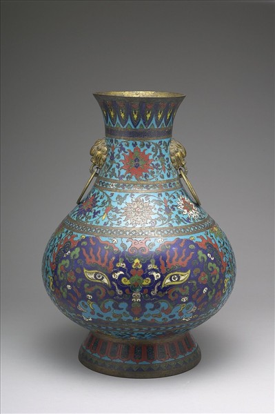 掐絲琺瑯獸面尊