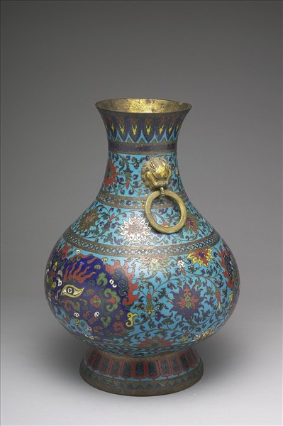 掐絲琺瑯獸面尊