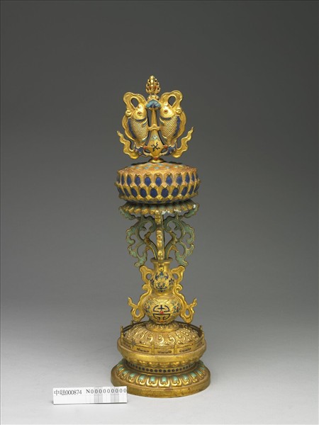 內填琺瑯雙魚 (八吉祥)