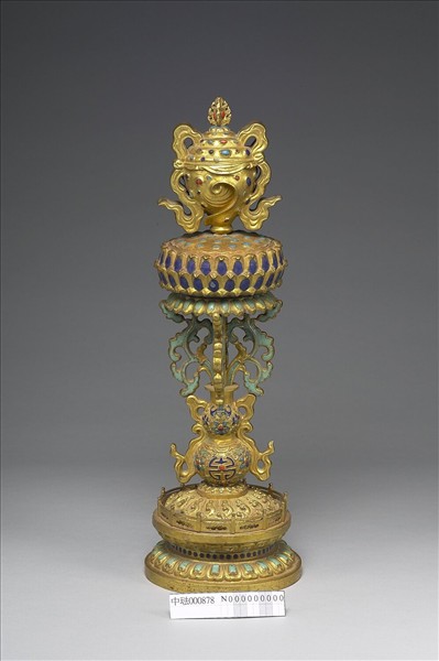 內填琺瑯寶螺(八吉祥)