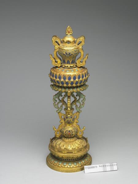 內填琺瑯寶瓶(八吉祥)