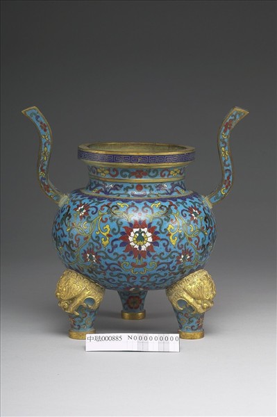 掐絲琺瑯爐（五供）