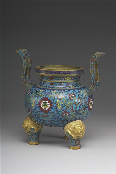 掐絲琺瑯爐（五供）