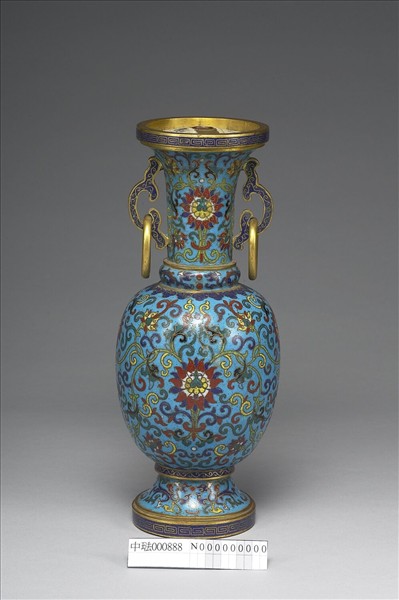 掐絲琺瑯瓶（五供）