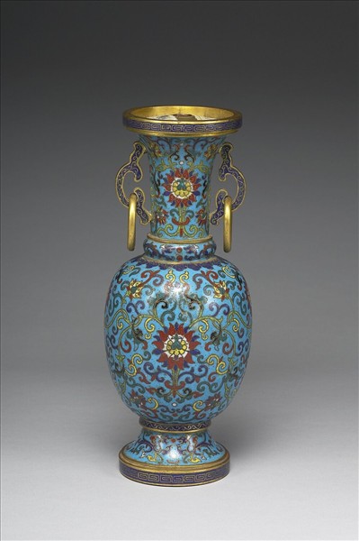 掐絲琺瑯瓶（五供）