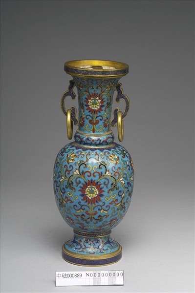 掐絲琺瑯瓶（五供）