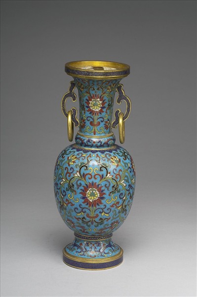 掐絲琺瑯瓶（五供）