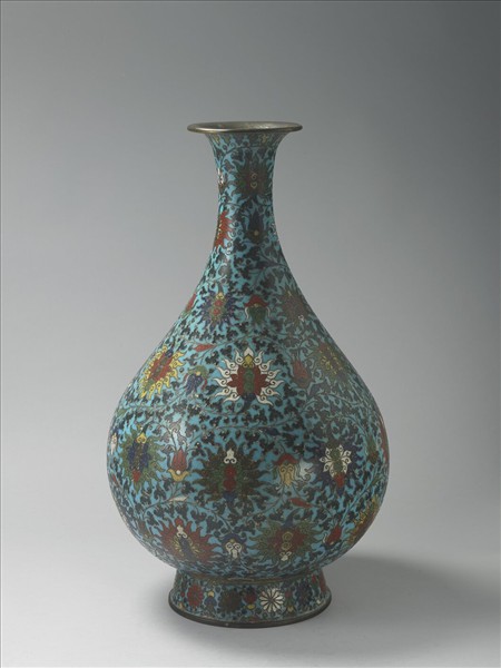 掐絲琺瑯玉壺春