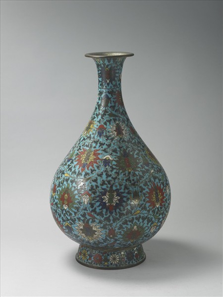 掐絲琺瑯玉壺春