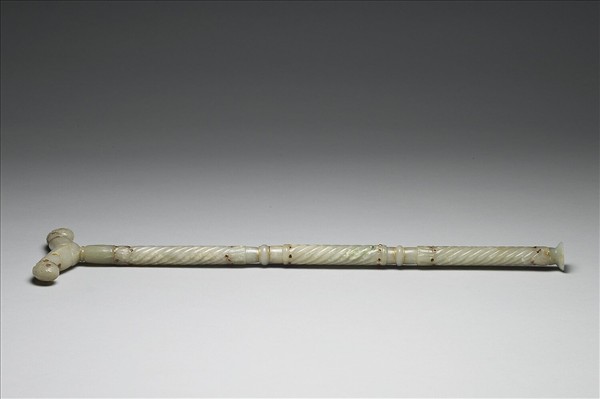 玉帶鑲嵌玉撐架