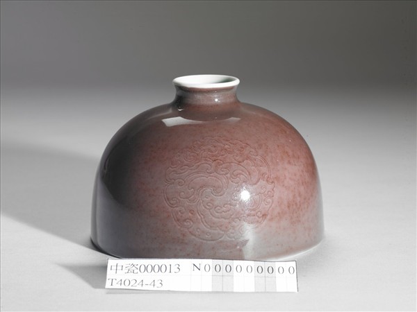 豇豆紅釉太白尊