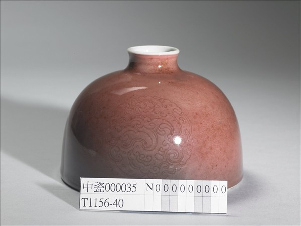 豇豆紅釉太白尊