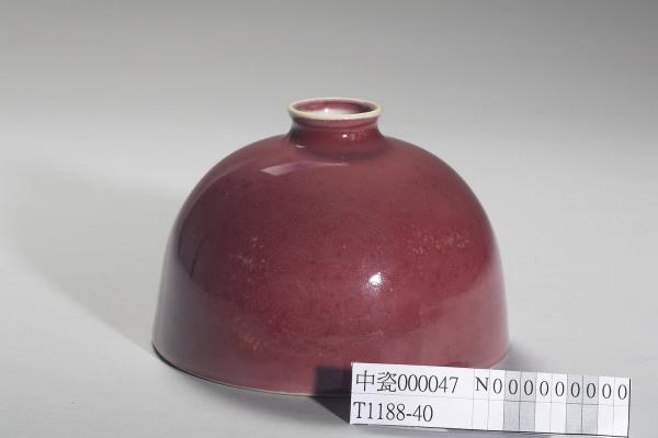 豇豆紅釉太白尊