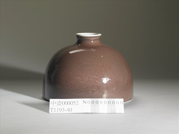 豇豆紅釉太白尊