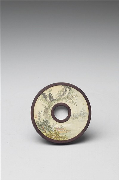 〈寧壽續鑑‧第七冊〉鏡匣雕刻木蓋