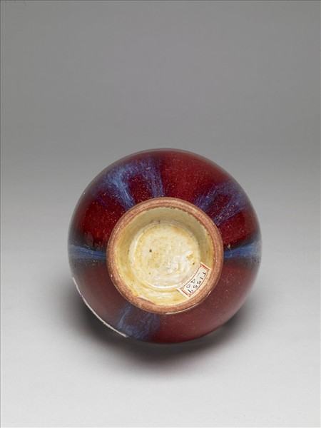 仿鈞窯變釉雙耳瓶