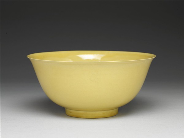 黃釉碗