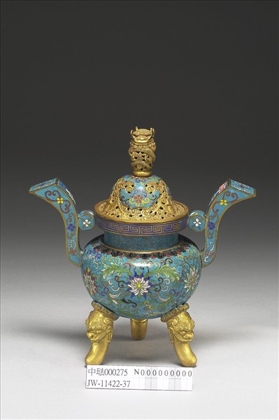 掐絲琺瑯鼎式爐