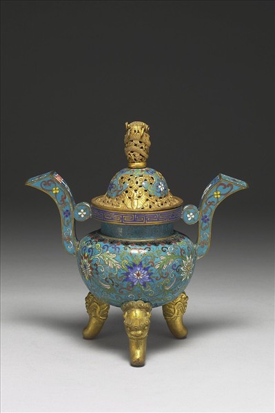 掐絲琺瑯鼎式爐