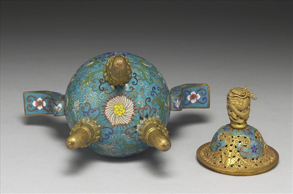 掐絲琺瑯鼎式爐